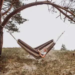 Paradiso Family Sized Garden Hammock - Café