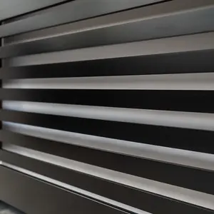 Black Horizontal Line Design Radiator Cover - Medium