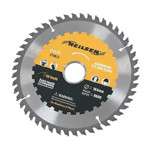 184mm TCT Circular Saw Blade - Aluminium, Brass, Copper, Plastic & More (CT4813)