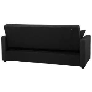 Beliani Modern Sofa Bed GLOMMA Black