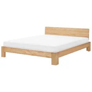 Wooden EU Super King Size Bed Light ROYAN