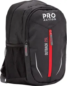 Pro Action Outback 25L Backpack - Black