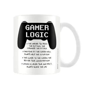 Pyramid International Gamer Logic Mug White/Black (One Size)