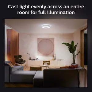 Philips Hue White and Colour Ambiance Infuse medium ceiling light White