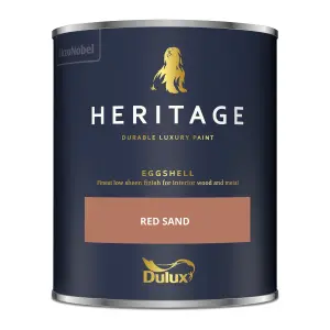 Dulux Trade Heritage Red Sand Eggshell Wall paint, 750ml