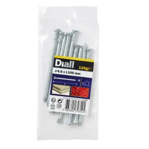 Diall Galvanised Masonry nail (L)100mm (Dia)4.6mm 125g