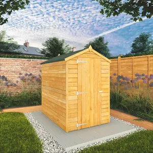 Mercia 6 x 4ft Overlap Apex Windowless Shed No