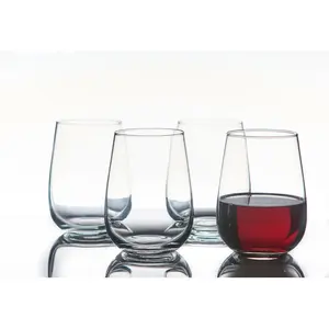 Entertain 590ml Stemless Wine Glass Set (Set of 4)