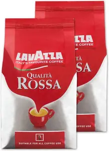 Lavazza Rossa Coffee Beans (2 Packs Of 1Kg)