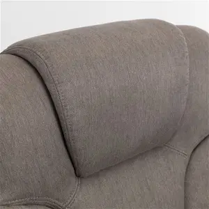 Guillot Swivel Recliner With Footstool Zipcode Design Upholstery Colour: Grey