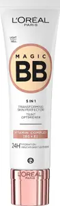 L'oréal Paris Magic BB Cream With SPF 11, 5-In-1 Tint With Vitamin B5 And Vitamin E, Lightweight Hydrating Formula Adapts To Skin Tone For A Natural