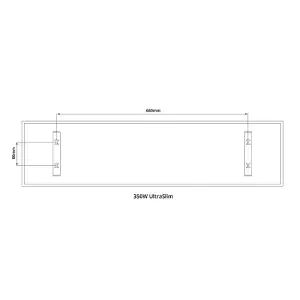 350W London Skyline Splash UltraSlim Picture Nexus Wi-Fi Infrared Heating Panel - Electric Wall Panel Heater