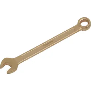 10mm Non-Sparking Combination Spanner with Open-End and 12-Point WallDrive Ring