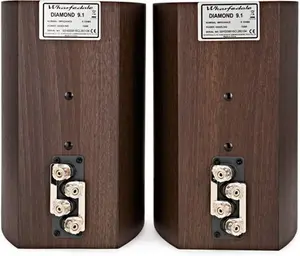 Wharfedale Diamond 9.1 Bookshelf Speakers (Pair), Walnut