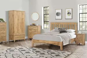 Oak Chest of Drawers 5 Birlea Hampstead Traditional Bedroom Furniture