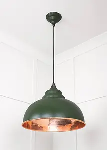 Hammered Copper Harborne Pendant in Heath