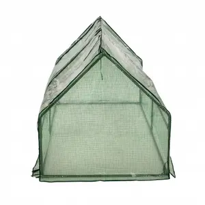 Oypla Steeple Growhouse Garden Plant Greenhouse with Plastic Mesh Cover - 180x90x90cm