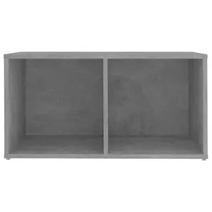 Berkfield TV Cabinets 2 pcs Concrete Grey 72x35x36.5 cm Engineered Wood