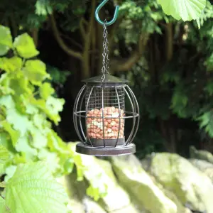 Set of 3 Wild Bird Hanging Lantern Feeders