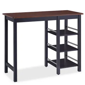 Berkfield Bar Set 3 Pieces MDF Black