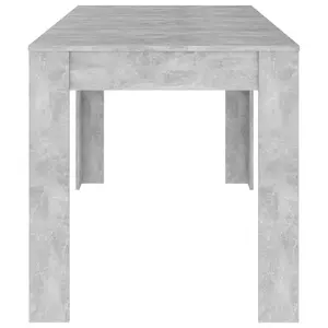 Gille Dining Table 140 x 74.5 x 76 cm Engineered Wood Concrete Grey / Concrete Grey