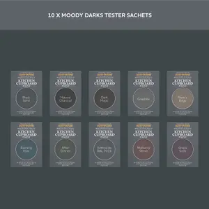 Rust-Oleum Black and Bold Matt Kitchen Cupboard Paint Tester Samples - 10ml