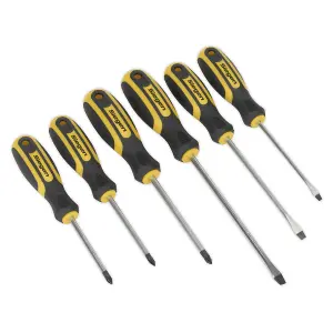 Sealey Soft Grip Screwdriver Set 6pc S0615