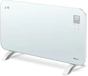 TCP White Smart Glass Panel Heater 2000W