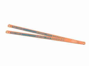 Bahco - 3906 Sandflex Hacksaw Blades 300mm (12in) x 24 TPI (Pack 2)