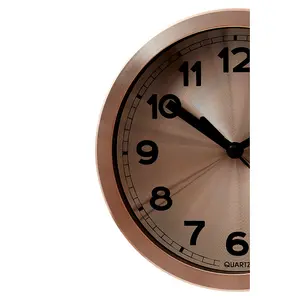 Interiors by Premier Elko Wall Clock with Copper And Black Finish