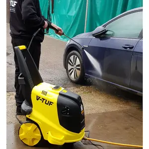 V-TUF HD140HOT 240v Hot Water Professional Mobile Pressure Washer - 2000psi, 140Bar, 8L/min