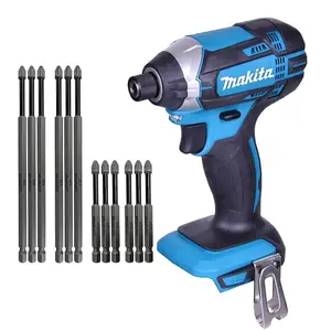 Makita DTD152Z 18v Lithium Ion Impact Driver LXT + 12 Piece Long Bit Set