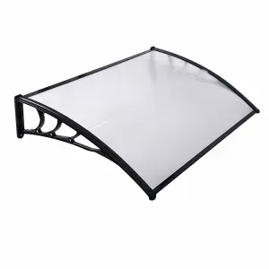 Front Door Canopy Garden Awning Outdoor Rain Shelter for Window,Porch and Door W 150 cm x D 100 cm x H 28 cm