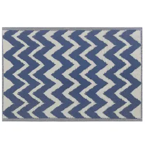 Outdoor Area Rug 120 x 180 cm Navy Blue SIRSA