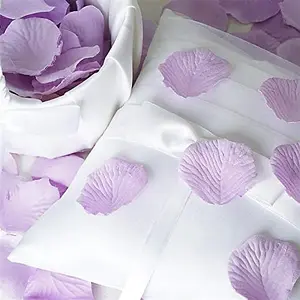 500pcs Light Purple Silk Rose Petals Wedding Mothers Day Wedding Confetti Anniversary Table Decorations