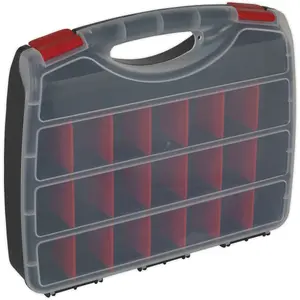 23 Compartment Parts Storage Case for Tools and Components