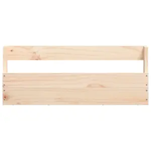 Berkfield Wall-mounted Shoe Racks 2 pcs 59x9x23 cm Solid Wood Pine