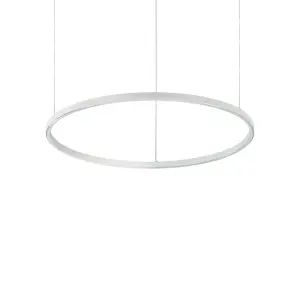 Luminosa Oracle Decorative Round Integrated Pendant Light White, 4000K, 35W