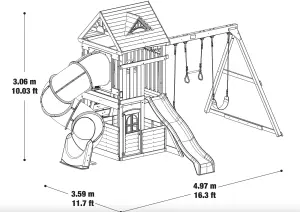 Mountain Peak Climbing Frame by Gorilla Play