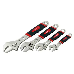 4 Piece Adjustable Wrench Spanner Set with Hex Sockets (CT1072)