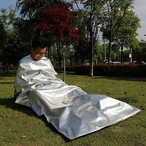 Survival Bivy Emergency Camping Hiking Sleeping Bag Outdoor Reusable Waterproof