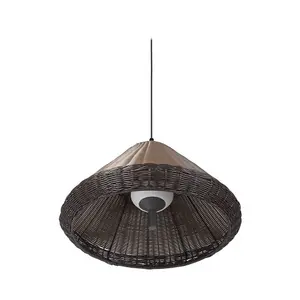 Luminosa Saigon Dome Pendant Brown, E27, IP65