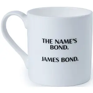 James Bond The Names Bond Mug White (One Size)