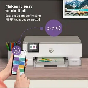 HP ENVY Inspire 7220E All-In-One Wireless Printer, HP+ Enabled & HP Instant Ink Compatible, White