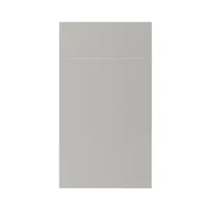 GoodHome Stevia Matt pewter grey Slab Drawerline door & drawer front 400mm