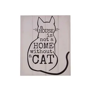 Maison by Premier Cat Wall Plaque