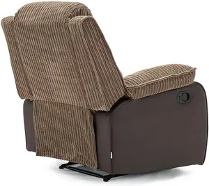 Valencia Manual Latch Recliner Armchair Brown