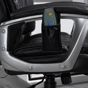 Vinsetto Vibration Massage Executive Chair High Back w/ Adjustable Height Black