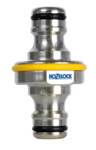 Hozelock Pro Double metal male Hose pipe connector