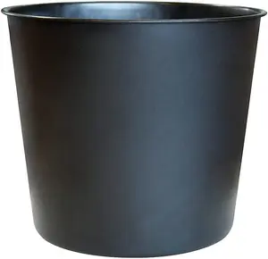 Elho Brussels Diamond High Easy Insert 27cm Plastic Plant Pot in Living Black